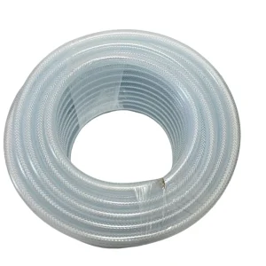 Garden Hose 50 ft Set with Eight Pattern Spray Nozzle and Solid Brass Couplers for Car Washing