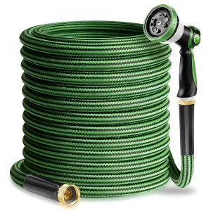 Garden Hose 50ft Non Expanding Water Hose Kink Free Flexible Abrasion Resistant Hose For Yard Lawn Outdoor