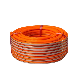 Garden Hose Green and Yellow Polyvinyl Chloride Corrugated Garden Hose Woven Flexible Waterproof Hose for Gardens
