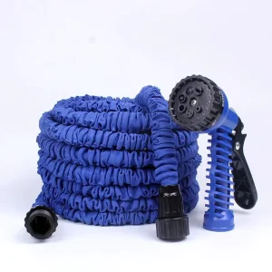Garden Hose Pipe Expandable Water Spray Gun Garden Hoses Wear Resistant Elastic Folding Hose
