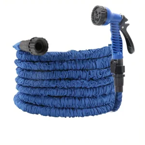 Garden Hose Pipe Set Soft and Flexible Water Hose with Thumb Spray Nozzle Garden Hose Nozzle