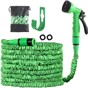 Garden Hose Pipes With 7 Modes Water Spray Gun Expandable Hose Pipe Spray Gun Garden Hose Reel Magic Water Pipe