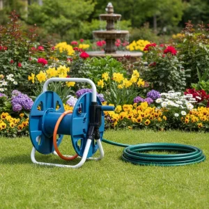 Garden Hose Reel for Outdoor Irrigation Watering Car Washing