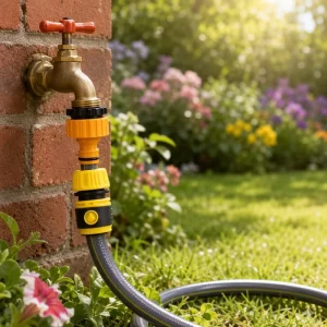 Garden Hose Threaded Quick Connect Fitting O-Ring Seal Rubber Washer Faucet Adapter 1/2 Inch Water Coupler Connector Kit