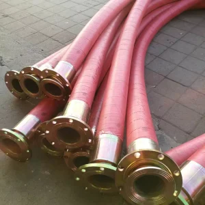 Global Industrial Grade Flange Hose Large Diameter Rubber Pipe Mud Drain Pipe with Cutting Service