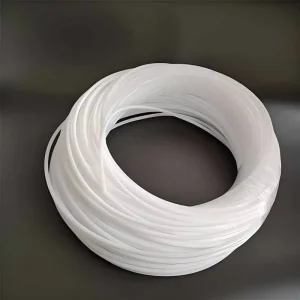 Glossy Surface Virgin PTFE Injection Molded Tube for Hydraulic Seals Valve Components Non Contaminating PTFE Hose Pipe