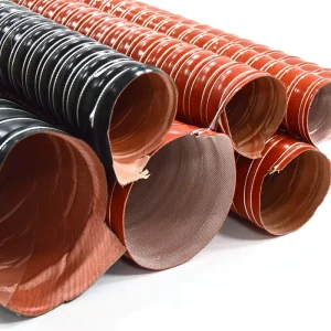Good Heat Resistant Flexible Silicone Glass Fiber Suction Duct Hose Air Hose