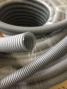 Gray Corrugated Conduit Internal Wire Flame Retardant PP Threading Snake Tube PA Flexible Hose Outdoor Cable Optical Sleeve