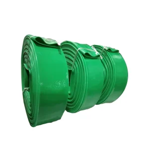Green Colored 4 Inch 4bar 3bar PVC Lay Flat Water Delivery Hose Pipes for Fire Fighting Emergency Rescue