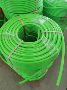 Green High Pressure Industrial Air Hose Made of Rubber Material 30 Bar Air Compressor Hose Engine Component Construction