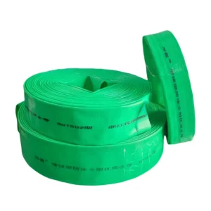 Green Lay Flat Water Hose High Pressure Agricultural Farmland Irrigation Explosion Proof Plastic Water Hose