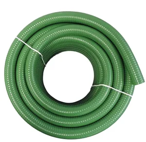 Green PVC Reinforced Spiral Suction Hose Flexible Tube Used for Pump Machine Agricultural Irrigation Suction Pipe