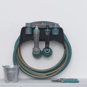HA 001 PP Home Water Pipe Rack Car Washing Hose Storage Holder Wall Mounted Organizer