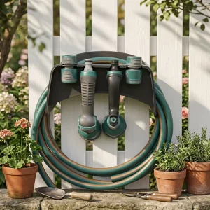 HA 001 Plastic Water Pipe Rack Car Washing Hose Pipe Storage Holder Wall Mounted Water Pipe Organizer