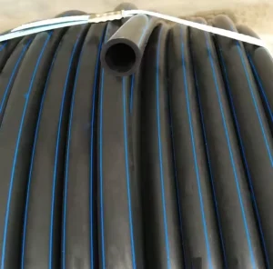 HDPE Flexible High Pressure Black Hose SDR9 Water Supply Irrigation Pipe For Agricultural Use