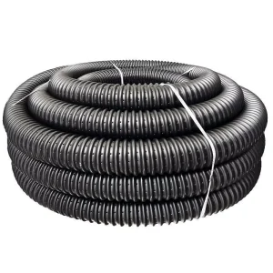 HDPE High Density Polyethylene Corrugated Perforated Grooved Drainage Plastic Pipe Lightweight Durable Plastic Tubes