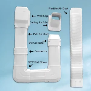 HDPE PVC ABS Duct Covers & Accessories for Mini Split AC Durable Eco Friendly Home Use with 5 Year Warranty