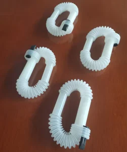 HDPE Pipe TJ Fuel Dispenser Hose Corrugated Conduit ISO Certified 270F Working Temp 1mm Thickness