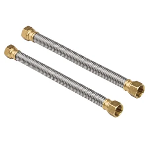 HVAC AC Flexible Corrugated Hose Assembly Brass Connector for Refrigeration Parts