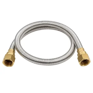 HVAC Brass Corrugated Hose Flexible Connector for AC Installation and Repair