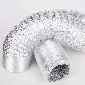 HVAC System Flexible Hose 4″ Aluminum Foil Air Duct Aluminum Duct