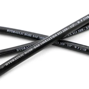 HYROTEFLEX Hydraulic Rubber Hose SAE 100 R1 R2 EN853 1SN 2SN Smooth Cover Wrapped Cover 5.8mm Wall Thickness 40C to +100C