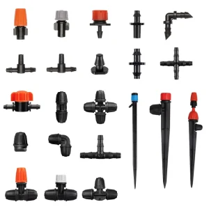 Haihua Special 4 7 Series 12mm Diameter Plastic Pipe Joint Dripper Garden Drip Irrigation Sprinkler Watering Accessories Water