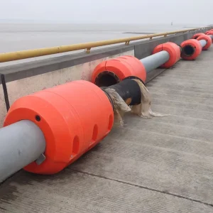 Hdpe Pipe Float Dredge Pipeline Floater Hose Cable Dredging Suction Marine Poly Pipe Floater