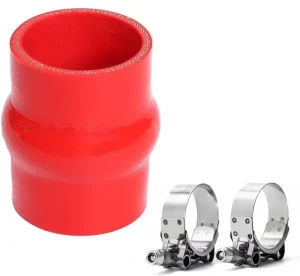 Heat Resistant Industrial Silicone Hump Corrugated Hose with Cutting Service for Intercooler Intake Pipe Coupler