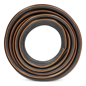 Heavy Duty 100ft Reinforced Garden Hose 3 Layer Braided PVC Water Hose High Strength Mesh Anti Kink Weather Resistant