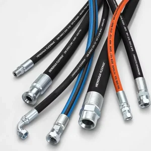 Heavy Duty 3/4 Inch SAE 100R12 Hydraulic Hose Assembly with Flange Fittings 4 Spiral Wire Rubber Petroleum Pipe 3000 PSI