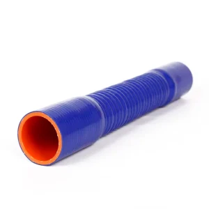 Heavy Duty 34mm 50mm Id Steel Wire Reinforced Corrugated Truck Black Red Turbo Rubber Tube Silicone Hose for Car Engine