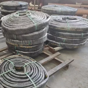 Heavy Duty 6 Inch Fabric Cords Reinforced No Metal Rubber Slurry Discharge Hose
