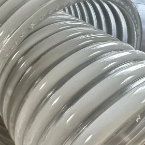 Heavy Duty 6inch 150mm Grey PVC Flexible High Pressure Water Pump Vacuum Suction Hose Pipe Mining Sand Industry Oil Discharge