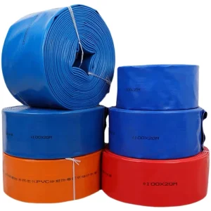Heavy-Duty Agricultural PVC Coated Fabric Water Hose Reinforced PVC Layflat Irrigation Pipe for Farm Garden Construction