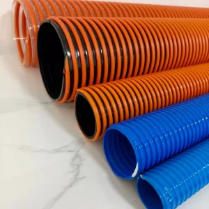 Heavy Duty Anti UV Reinforced PVC Suction Hose Heat Resistant Industrial Grade Pipe