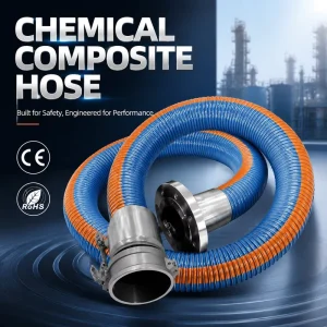 Heavy Duty Chemical Composite Hose Flexible Chemical Transfer Hose for Oil Solvent Fuel Loading Unloading Applications