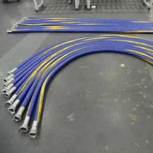 Heavy Duty Chemical Composite Hose for Chemical Plant Tanker Loading with Stainless Steel Couplings