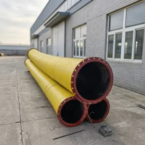 Heavy Duty Dredging Hose EPDM Cover NR Inner Rubber Dredge Pipe For Marine And Lake Sediment Dredging