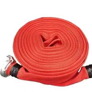 Heavy Duty Fire Hydrant Fabric Roll Lay Flat Garden Water Hose Pipe Equipment Accessory