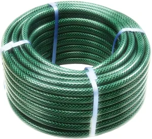 Heavy Duty Flexible Plastic Garden Hose Reinforced Braided Fiber Hose for Oil Water