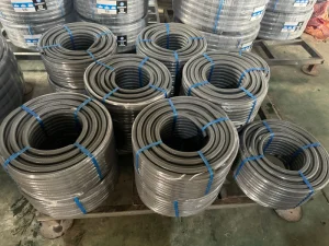 Heavy Duty High Pressure Flexible 2 Inch Grey PVC Spiral Reinforced Suction Hose for Vacuum Water Pump 100m Length
