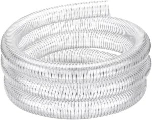 Heavy Duty High Pressure PVC Garden Hose with Spray Steel Wire Reinforced Anti Kink Cutting Car Wash Home Gardening