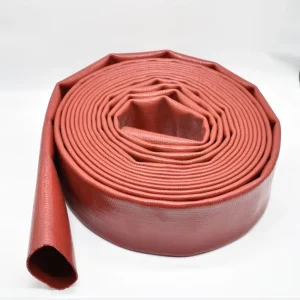 Heavy Duty High Pressure Pvc Lay Flat Hose Pipe Flexible for Farm Irrigation and Water Drainage Pipe Flat Black Orange Red Blue