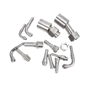 Heavy Duty High Pressure Steel Hydraulic Hose Coupling Connector Fitting for Hydraulic Equipment Engineering Use Custom Cutting