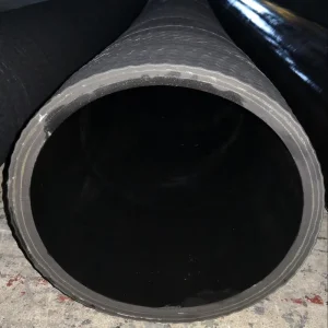 Heavy Duty Industrial Rubber Suction Discharge Hose for Dry Powder Cement 50m Length Cutting Service Bulk Material Delivery