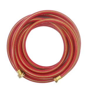 Heavy Duty Long Plastic PVC No Kink Flexible Red 5 Layer 3 4″ 100 Ft 30 Meters Garden Watering Pipe Water Hoses