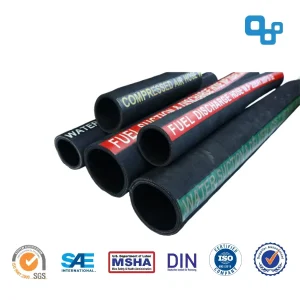 Heavy Duty Multipurpose Air Water Hose Fiber Reinforced Industrial Rubber Hose for Construction Mining and Agriculture