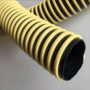 Heavy Duty PVC Suction Discharge Hose Reinforced Flexible Spiral Corrugated Industrial 3-Layer 8-26 Bar Pressure 30m Cutting