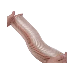 Heavy Duty Polyurethane Vacuum Hose for Industrial Cleaning and Debris Removal